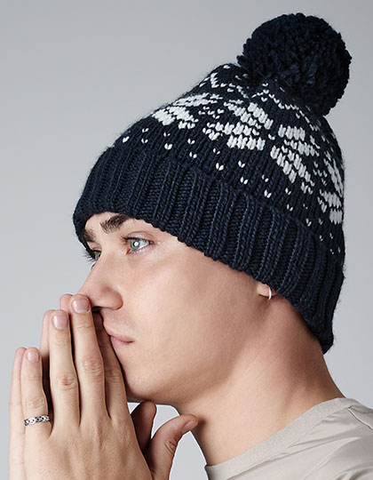 Beechfield CB456 Czapka zimowa Fair Isle Snowstar® Beanie