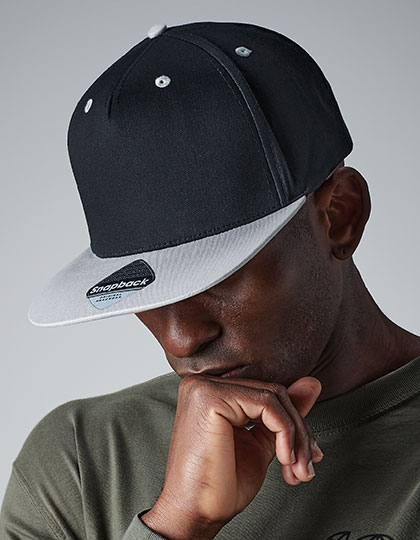 Beechfield CB610c Czapka z daszkiem 5 Panel Contrast Snapback