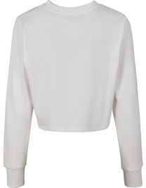 Build Your Brand Krótka bluza damska Ladies´ Terry Cropped Crew