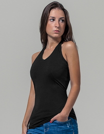 Build Your Brand BY038 Koszulka wiązana na szyi Ladies´ Neckholder Shirt