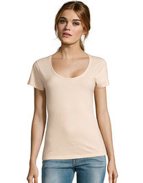 Koszulka SOL'S - L02079 Women´s Low-Cut Round Neck T-Shirt Metropolitan 
