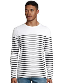 Koszulka SOL'S - L03099 Men´s Long Sleeve Striped T-Shirt Matelot
