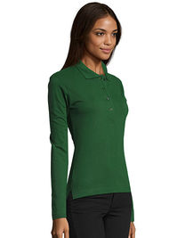 Koszulka polo SOL'S - L535 Women´s Long Sleeve Polo Podium