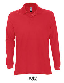 Koszulka polo SOL'S - L539 Long Sleeve Polo Star