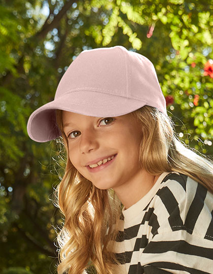 Beechfield CB63NB Dziecięca czapka z daszkiem Junior Organic Cotton 5 Panel Cap
