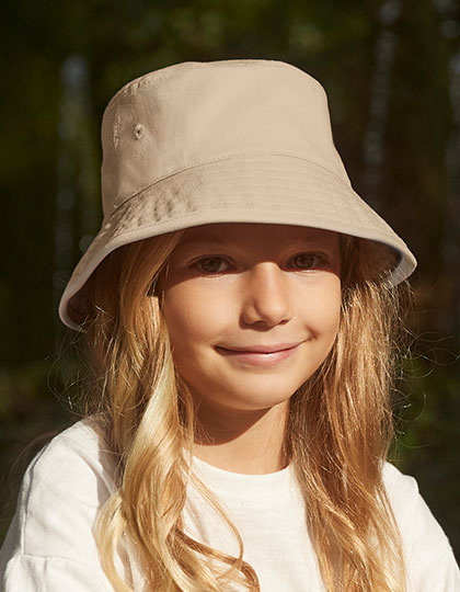 Beechfield CB90NB Kapelusz dziecięcy Junior Organic Cotton Bucket Hat 