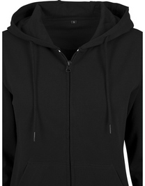 Build Your Brand Damska rozpinana bluza z kapturem Ladies´ Terry Zip Hoody