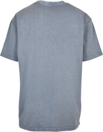 Build Your Brand Koszulka męska Acid Washed Heavy Oversize Tee 