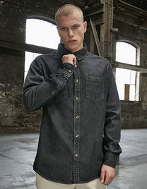 Build Your Brand BY152 Koszula męska Denim Shirt