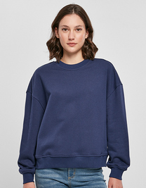 Build Your Brand BY212 Klasyczna bluza damska Ladies Oversized Crewneck Sweatshirt