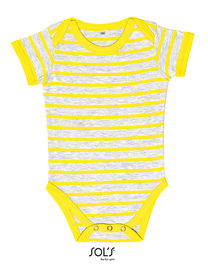 Body SOL'S - L01401 Baby Striped Bodysuit Miles
